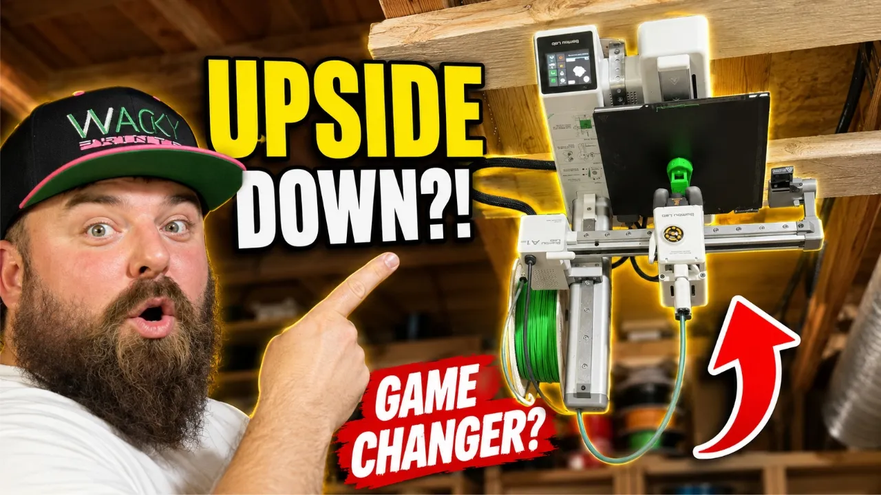 Is 3d Printing Upside Down a Game Changer?